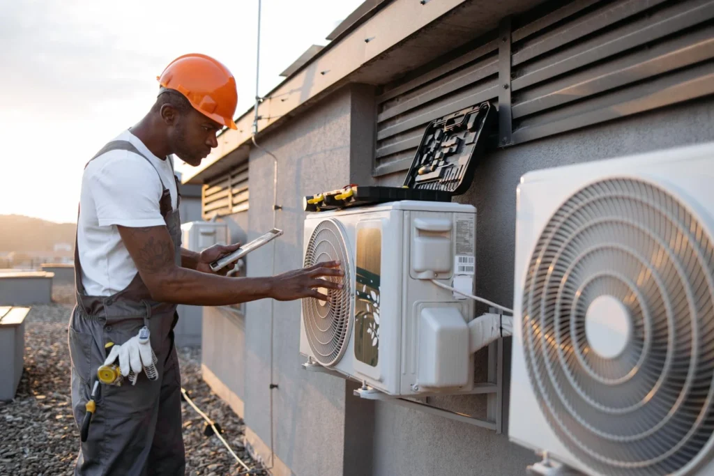 AC installation in North Richland Hills
